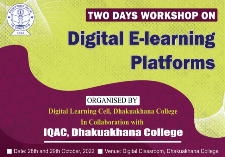 Two Days Workshop on Digital E-Learning Paltforms