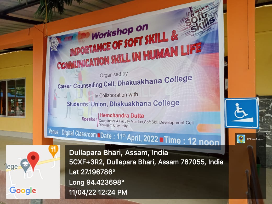 Workshop on Importance of Soft Skill & Communication Skill in Human Life