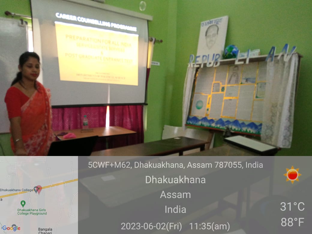 Career Counseling Program of Political Science