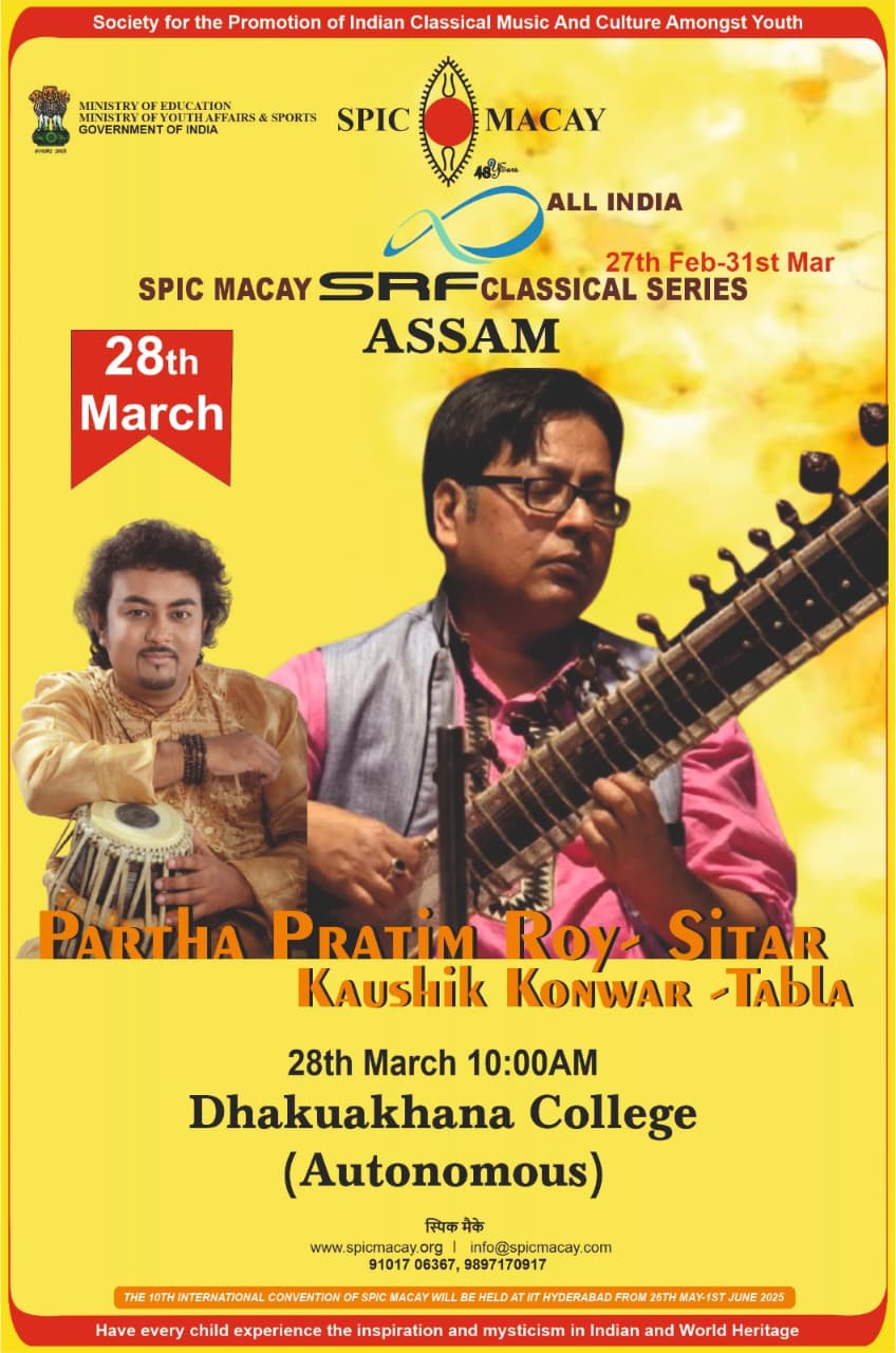 Performance of Indian Classical Music by SPIC MACAY HERITAGE CLUB