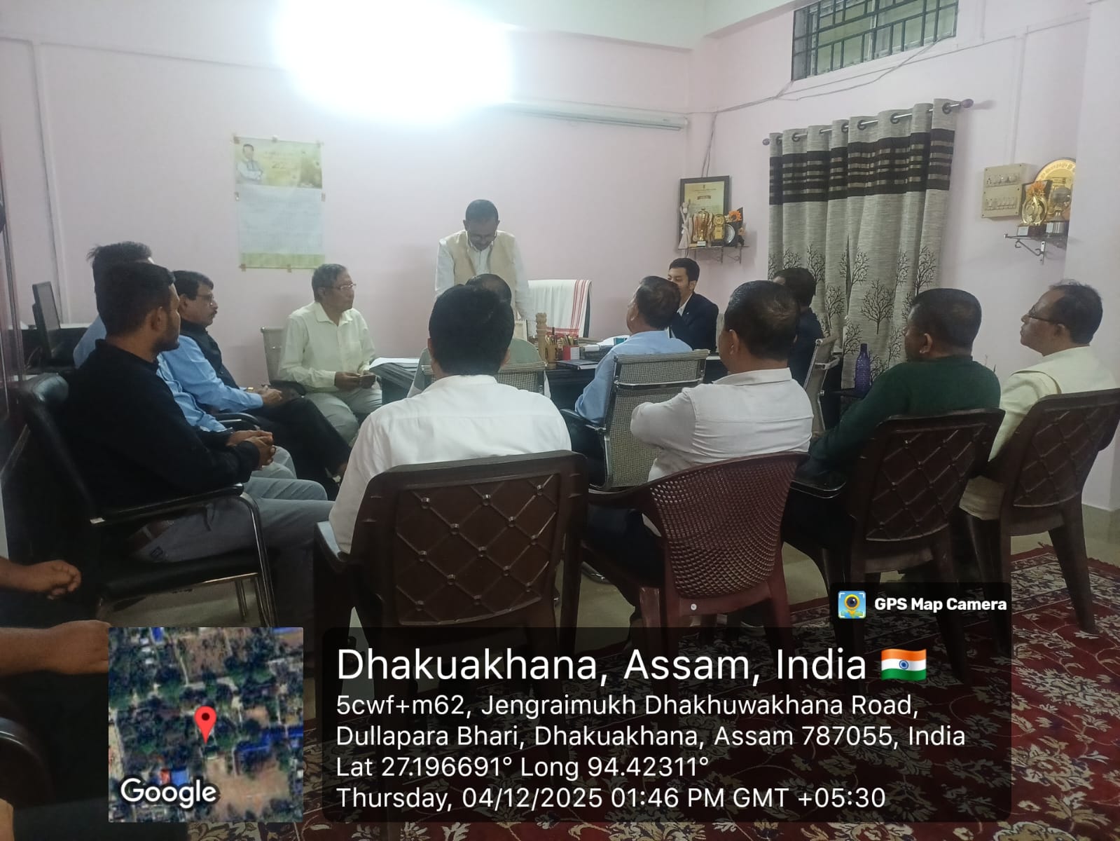 The Sitting of the core committee, Diamond Jubilee, Dhakuakhana College (Autonomous)