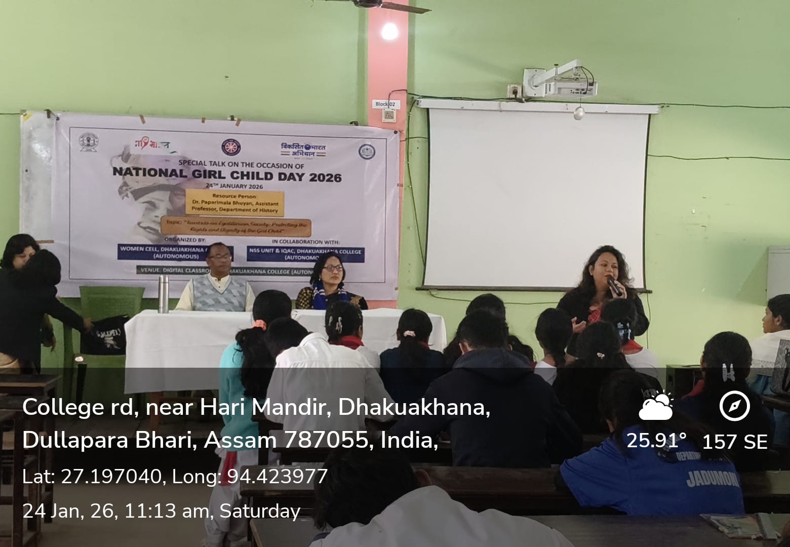 Observation of National Girl Child Day