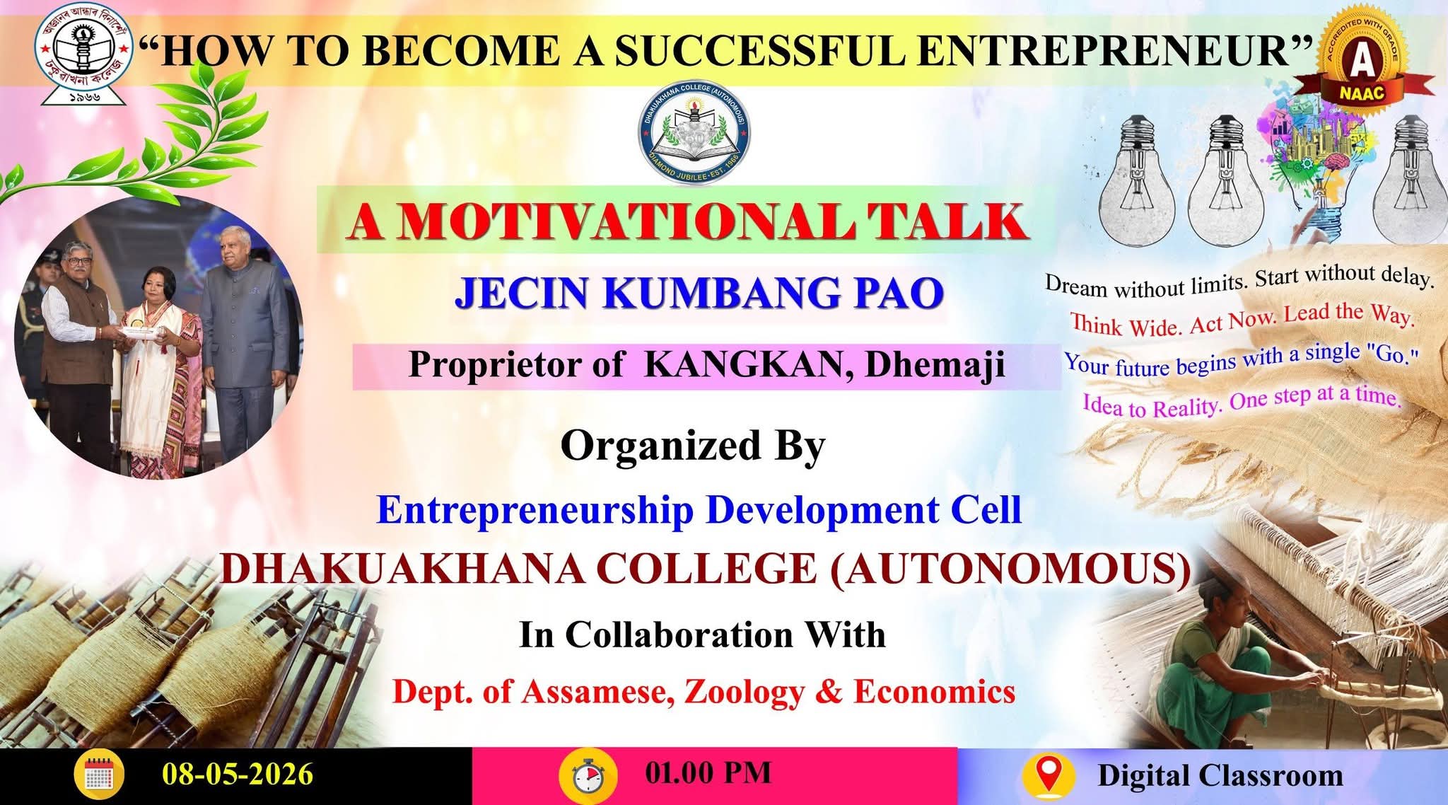 A Motivational Talk on How to Become a Successful Entrepreneur
